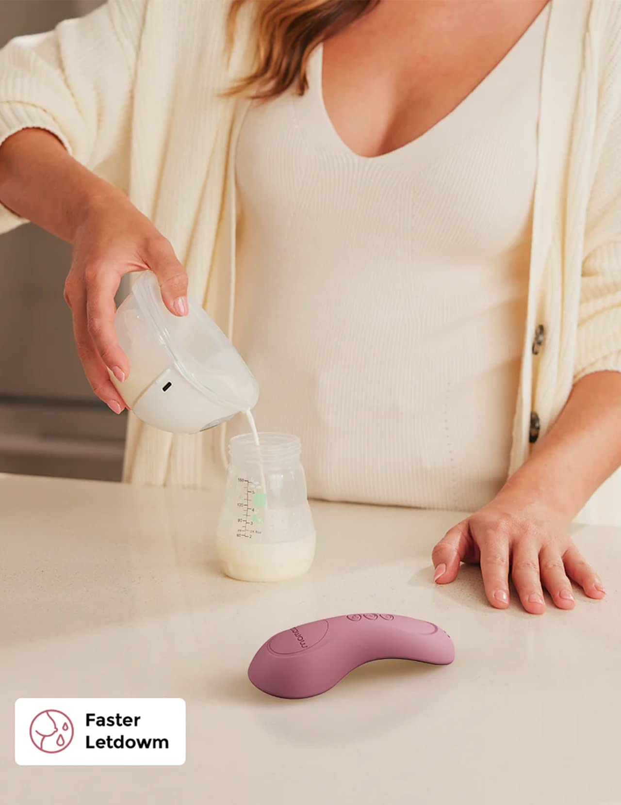 Momcozy massager is compatible with many pumps for smoother pumping.