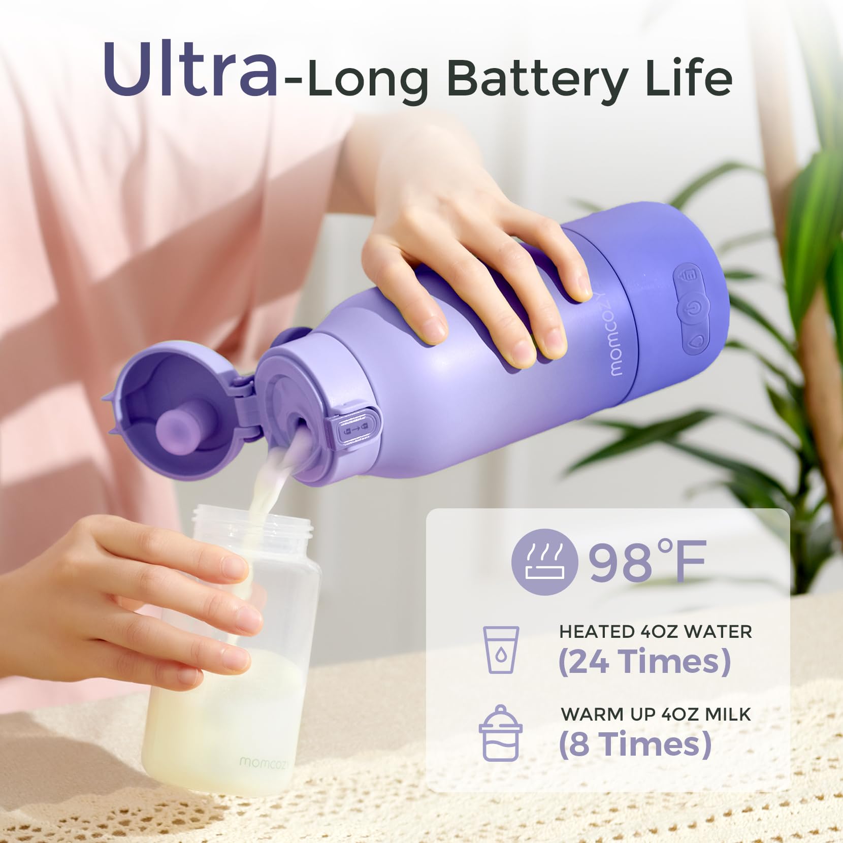 Momcozy large 17oz capacity for multiple feeds between charges
