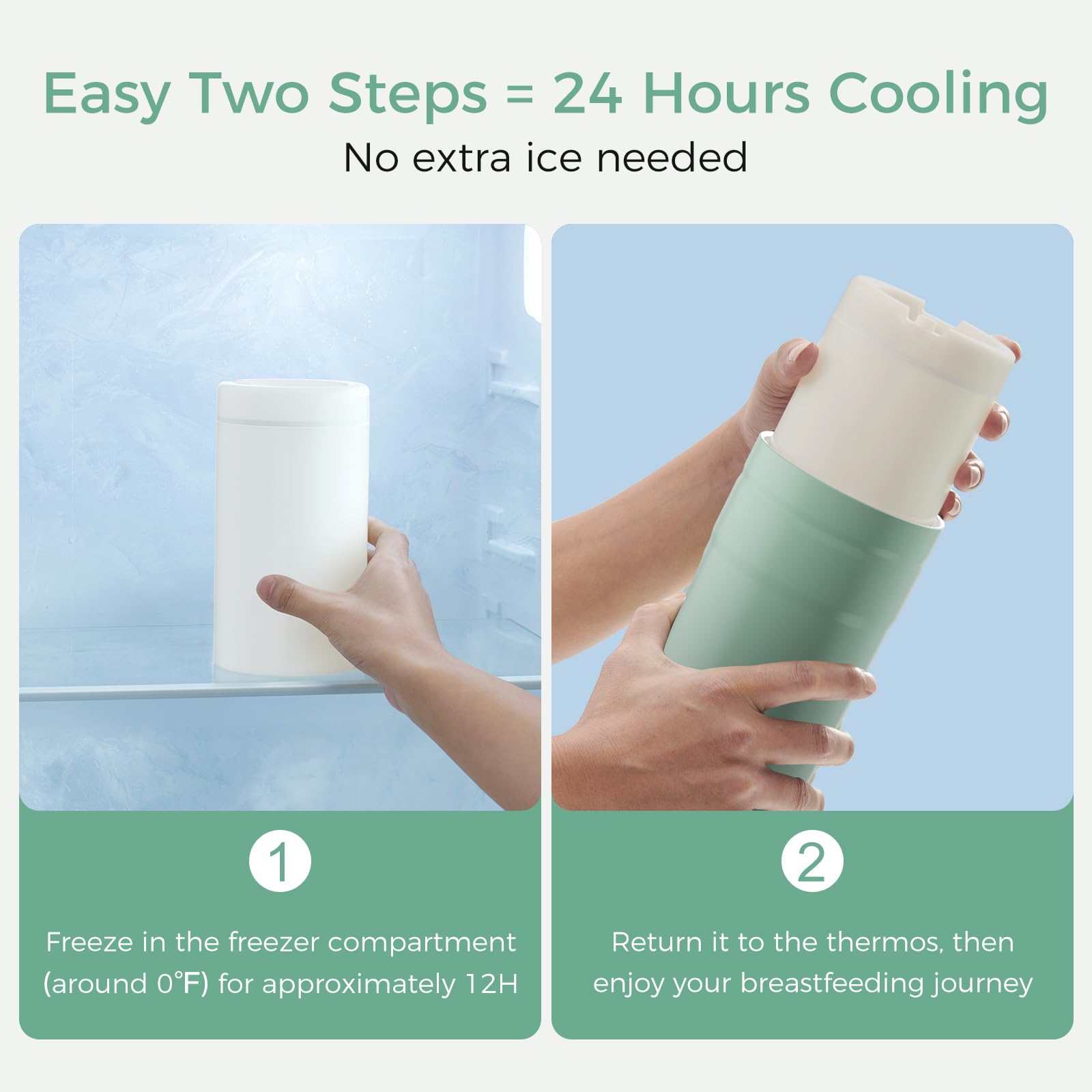 Momcozy leak-proof 12oz bottle prevents spills.