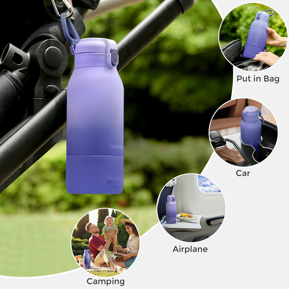Momcozy leak-proof lid preventing spills in bags or car