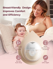 Momcozy M5 Baby Mouth suction structure close-up for gentle sessions
