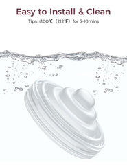 Momcozy M5 BPA-free silicone pump parts ensure baby-safe milk contact.