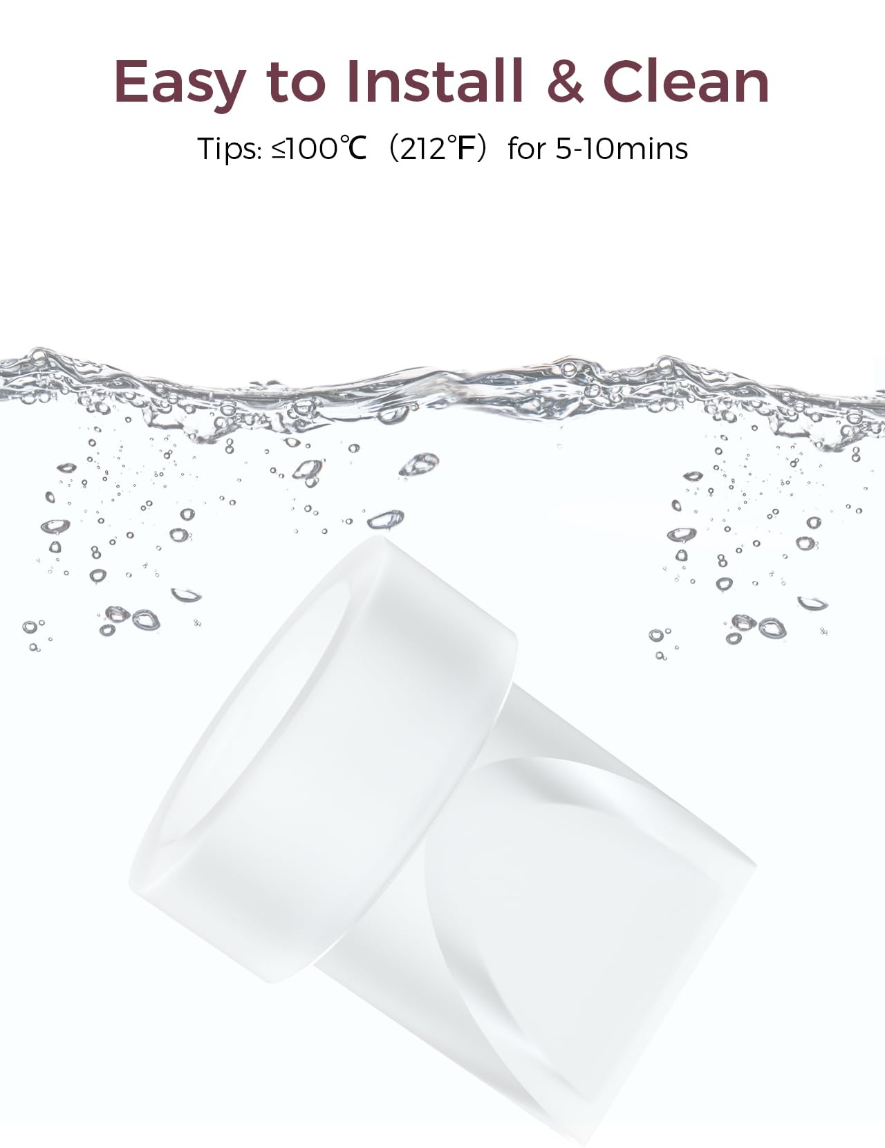Momcozy M5 accessories help maintain seal and prevent leaks.