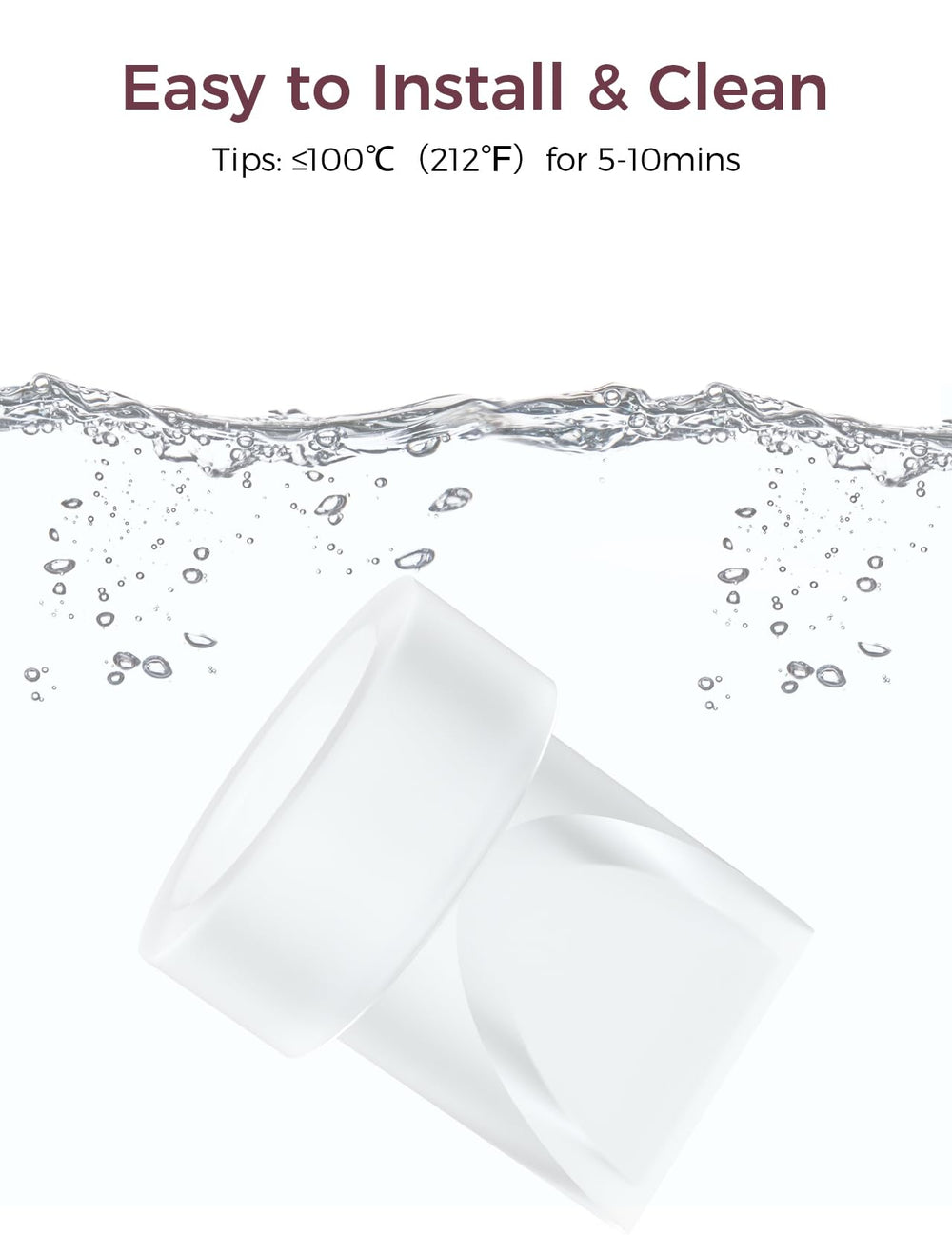 Momcozy M5 accessories help maintain seal and prevent leaks.