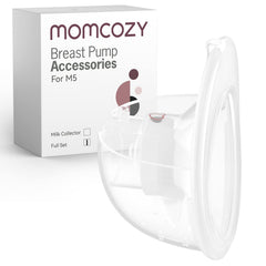 Momcozy M5 collector cup ready for efficient milk collection