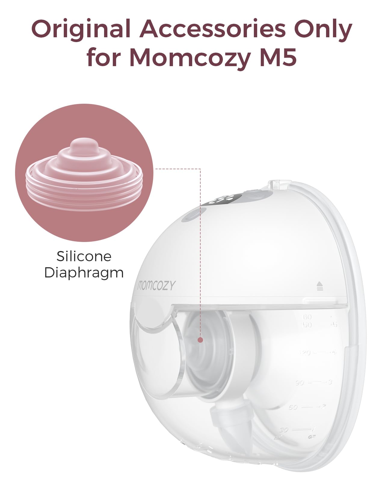 Momcozy M5 duckbill valve drains milk efficiently into the container.