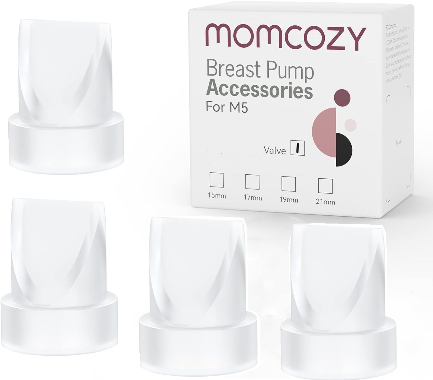 Momcozy M5 duckbill valve seal ensures a secure fit to minimize leaks.