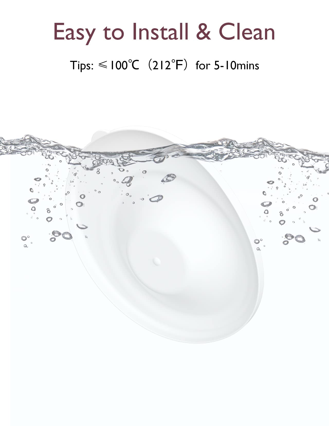 Close-up of Momcozy M5 dust-proof flange cover showing tight seal.