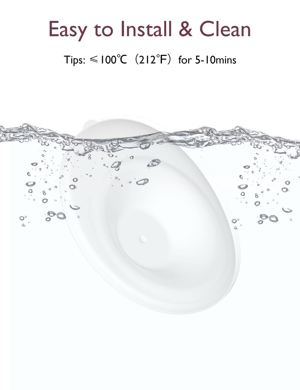 Close-up of Momcozy M5 dust-proof flange cover showing tight seal.
