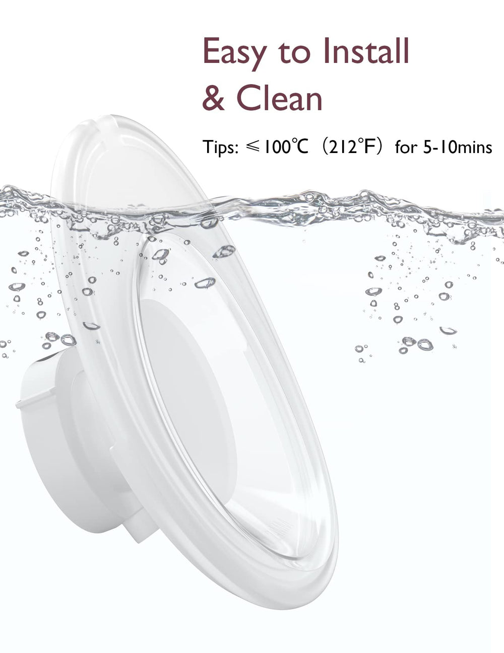 Momcozy M5-compatible flange accessory designed by moms for easier pumping