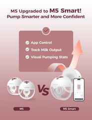 Momcozy M5 ultra-light discreet pump highlights hands-free wear under clothing