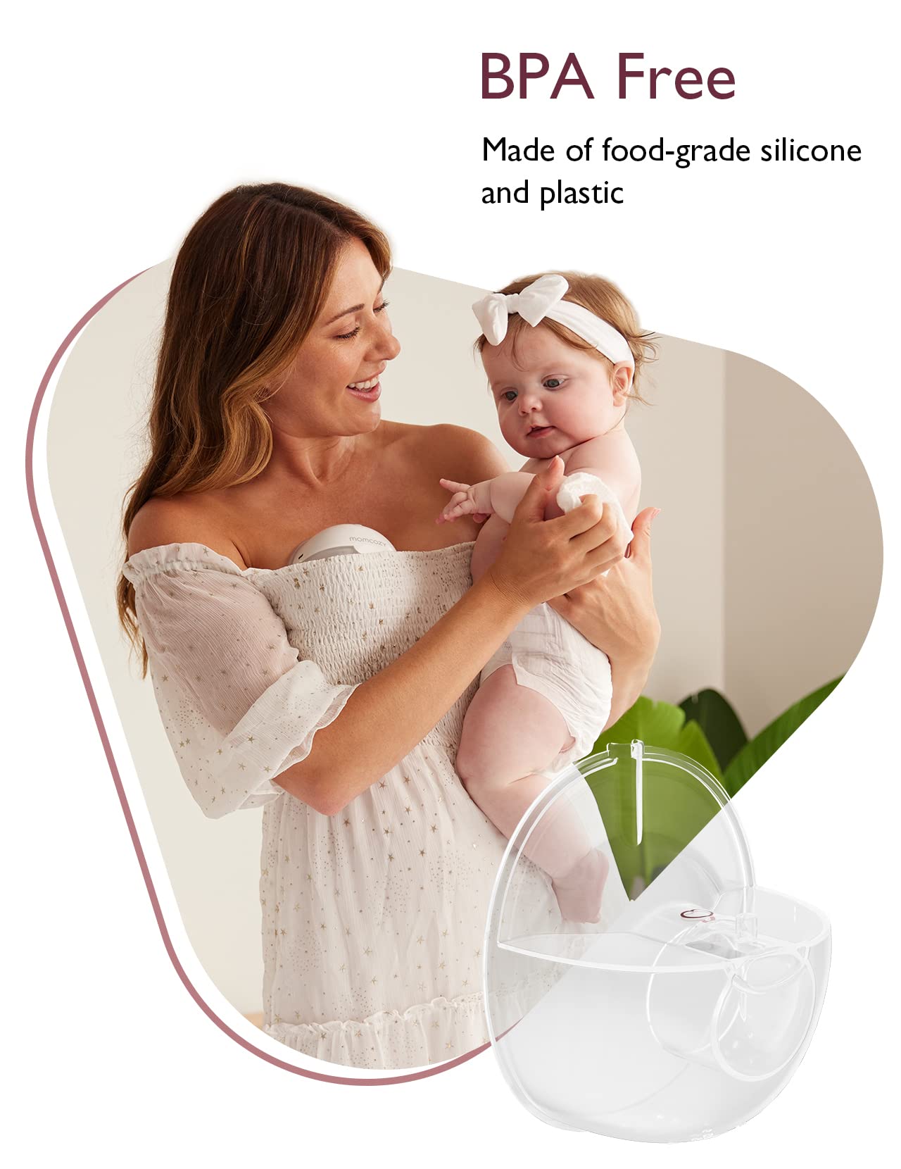 Installation-ready M5 wearable pump accessory from Momcozy.