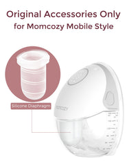 Close look at Momcozy M6 diaphragm material for BPA-free silicone safety