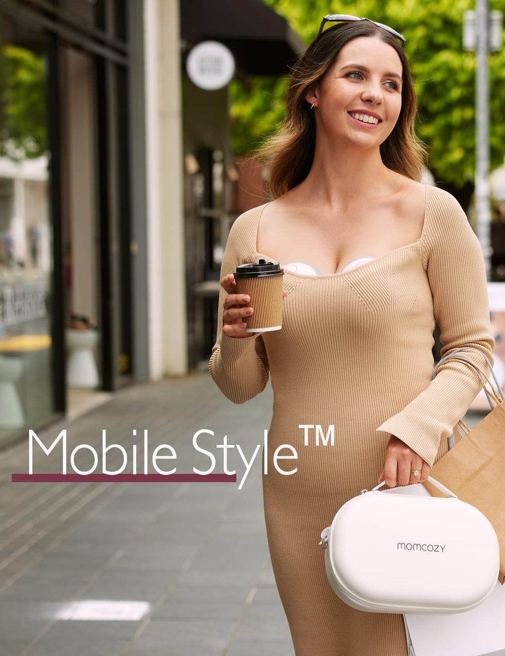 Momcozy M6 discreet pumping in various daily situations.