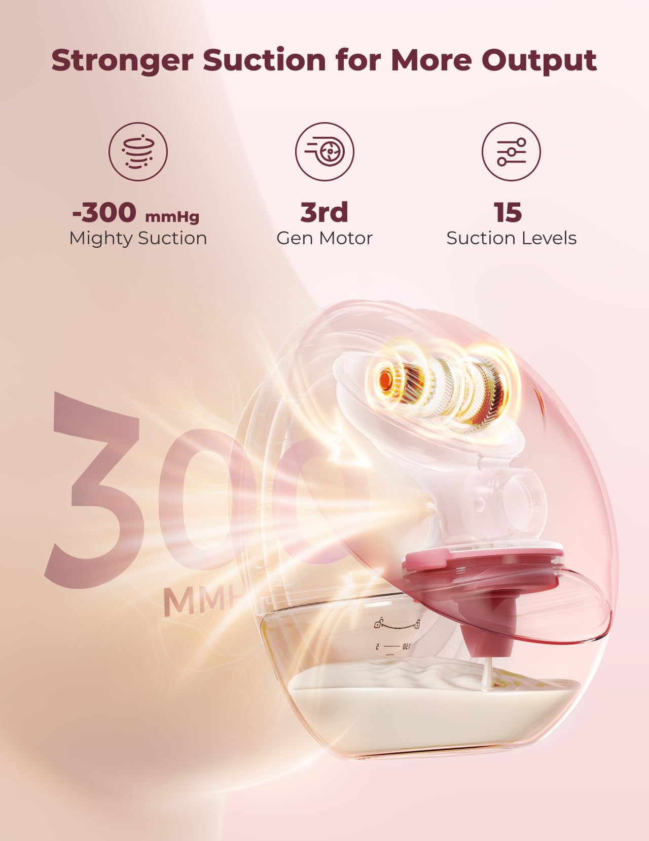 Momcozy M9 app control interface for customized pumping settings and tracking.