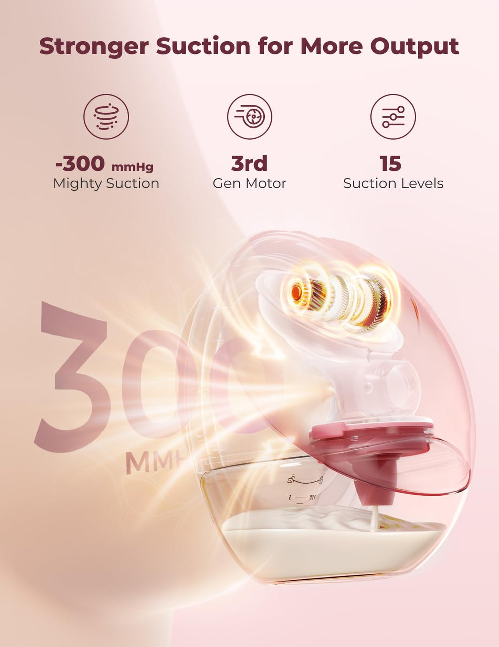 Momcozy M9 app control interface for customized pumping settings and tracking.