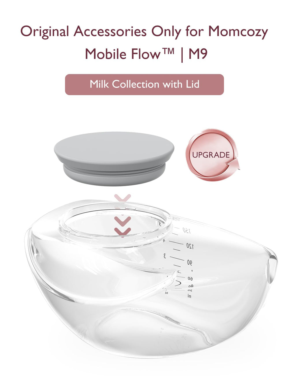 Momcozy M9 pump parts for BPA-free, safe pumping.