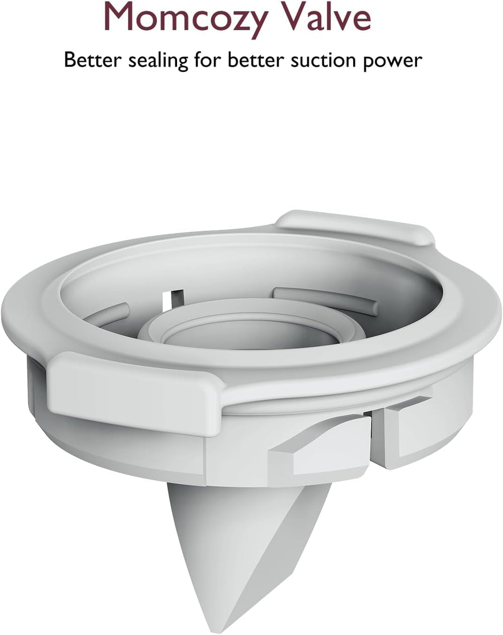 Momcozy M9 silicone cup components with milk-contact safety and easy assembly.
