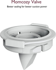 Momcozy M9 silicone cup components with milk-contact safety and easy assembly.