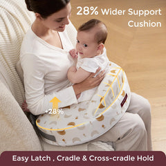 Momcozy memory foam support close-up for stable, comfortable feeding.