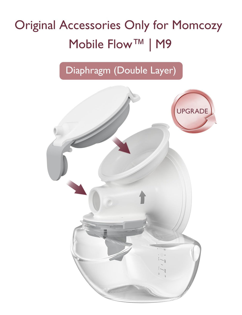 Momcozy Mobile Flow M9 compatible components enable quick assembly and smooth operation.
