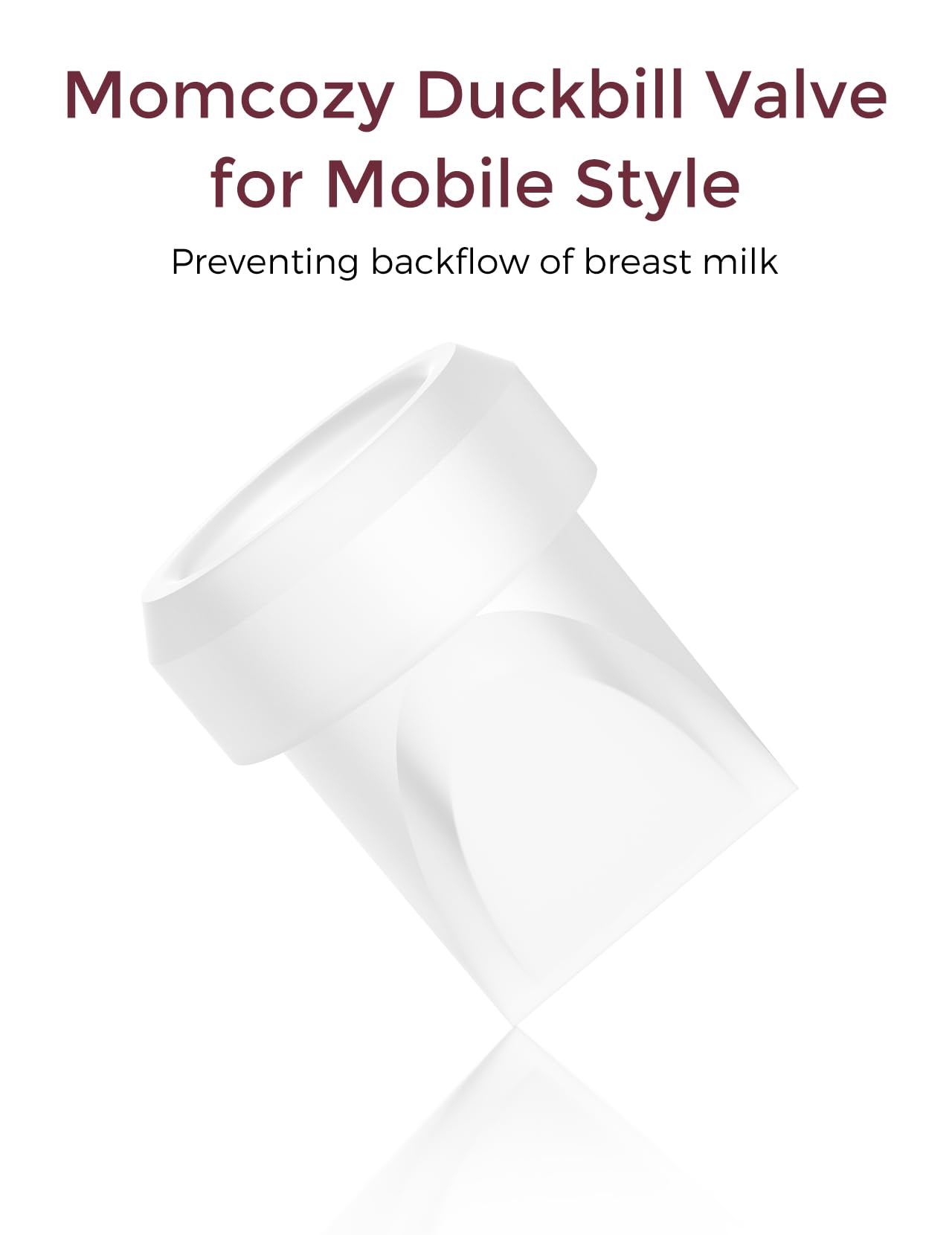 Momcozy M6 BPA-free silicone components in safe contact with milk.