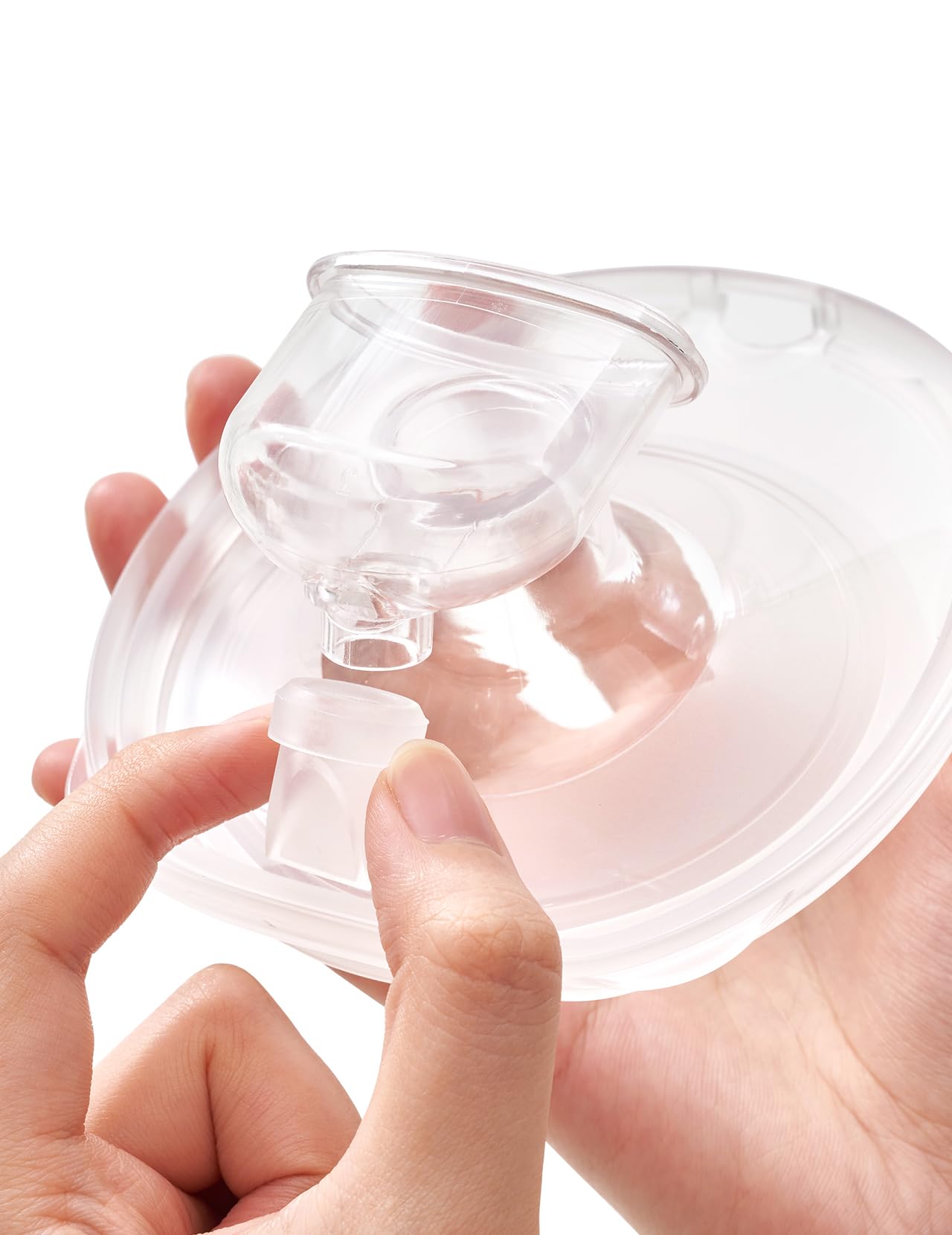 Momcozy M6 easy cleaning valve components after use.