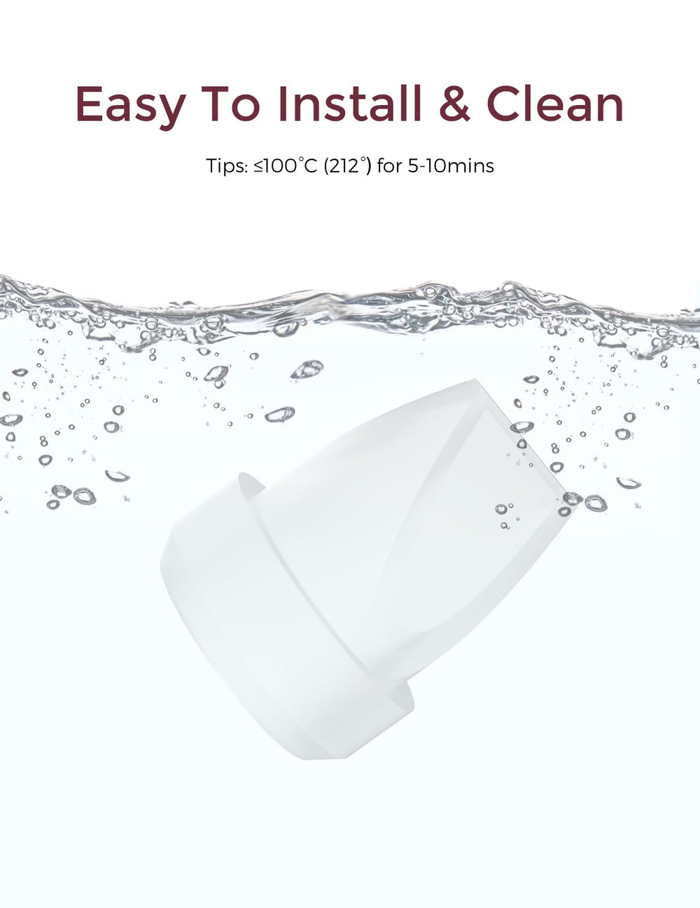 Momcozy Mobile Style M6 original accessories pack with four pieces.