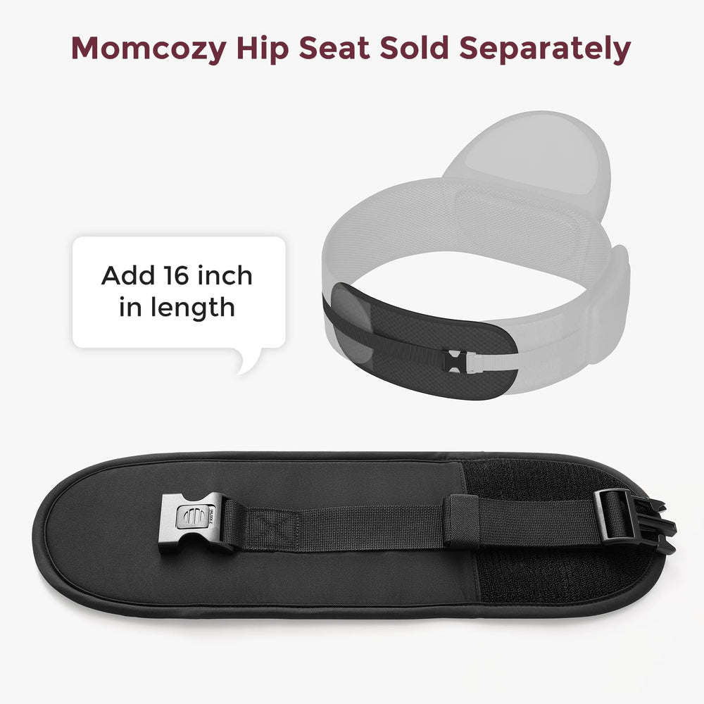Momcozy Move2Fit compatibility ensures secure use with the hip carrier