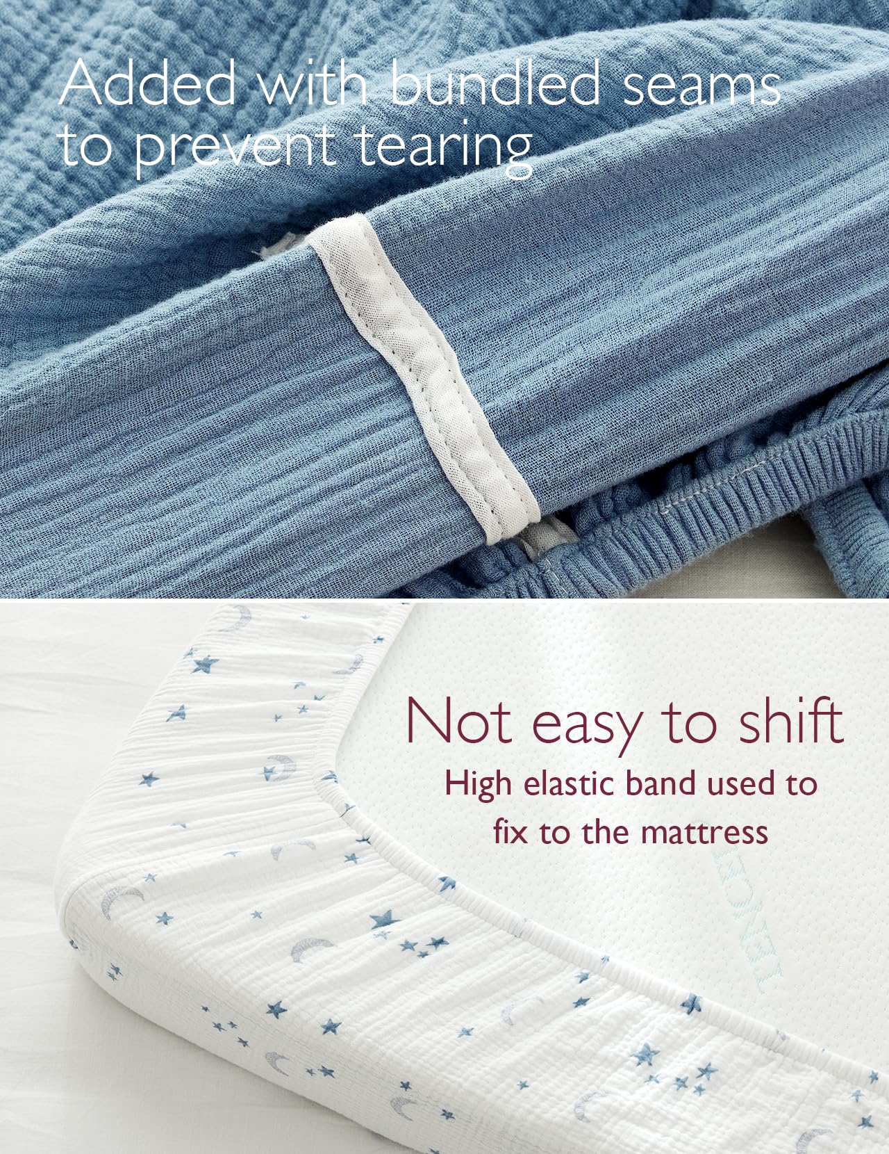 Momcozy breathable fabric helps regulate baby temperature.