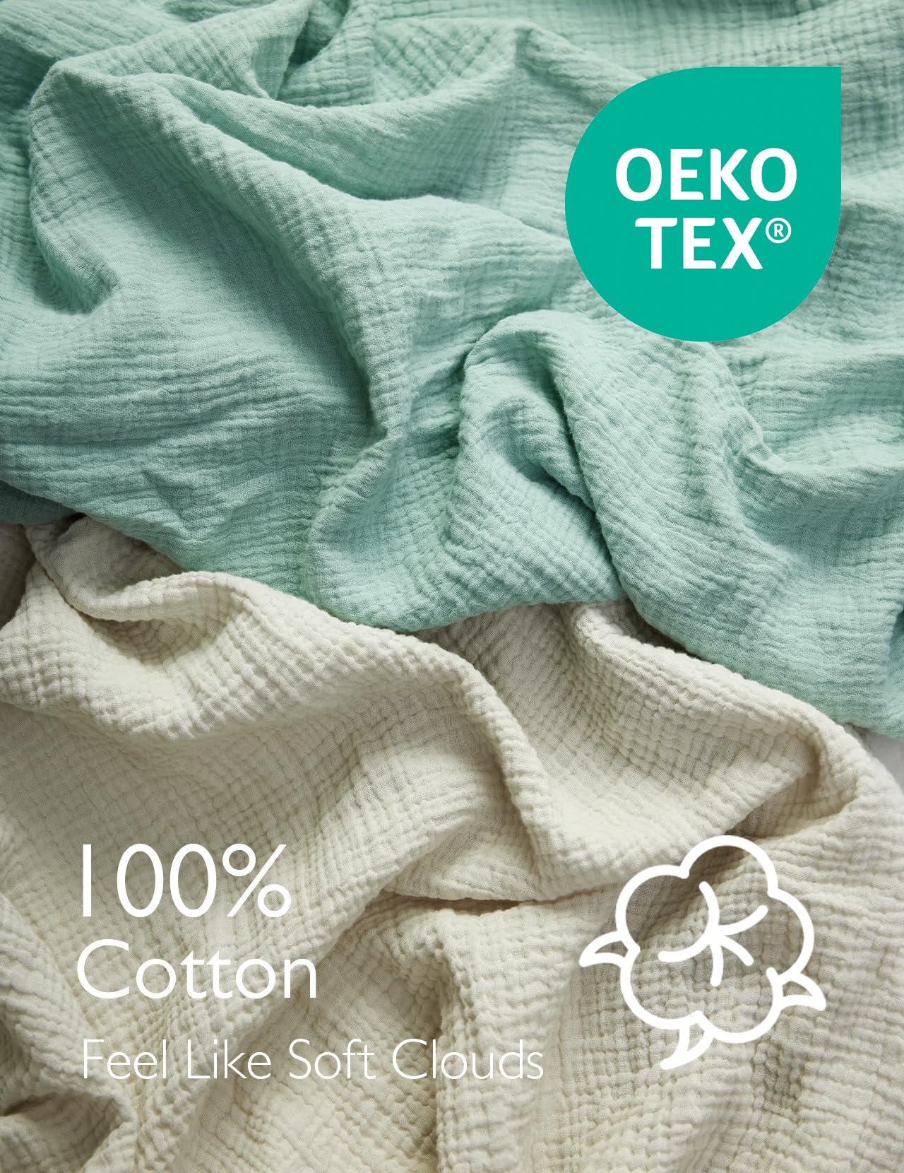 Momcozy non-slip 360° elastic band keeps sheet securely in place.