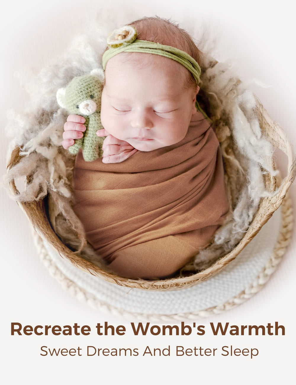 Momcozy muslin swaddle 47x47 layout demonstrates roomy wrapping area