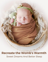 Momcozy muslin swaddle 47x47 layout demonstrates roomy wrapping area