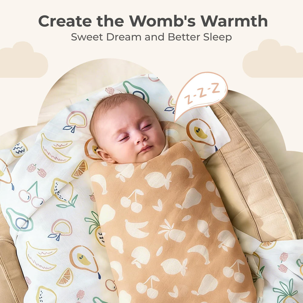 Momcozy muslin swaddle blanket nursery decor gift idea for new parents.