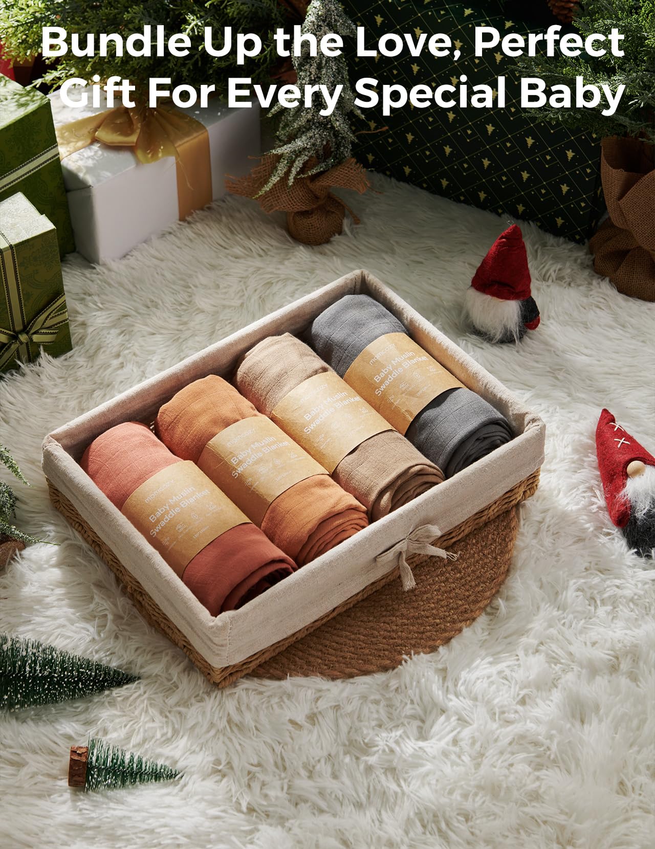 Momcozy swaddle on stroller shield demonstrates outdoor sun protection