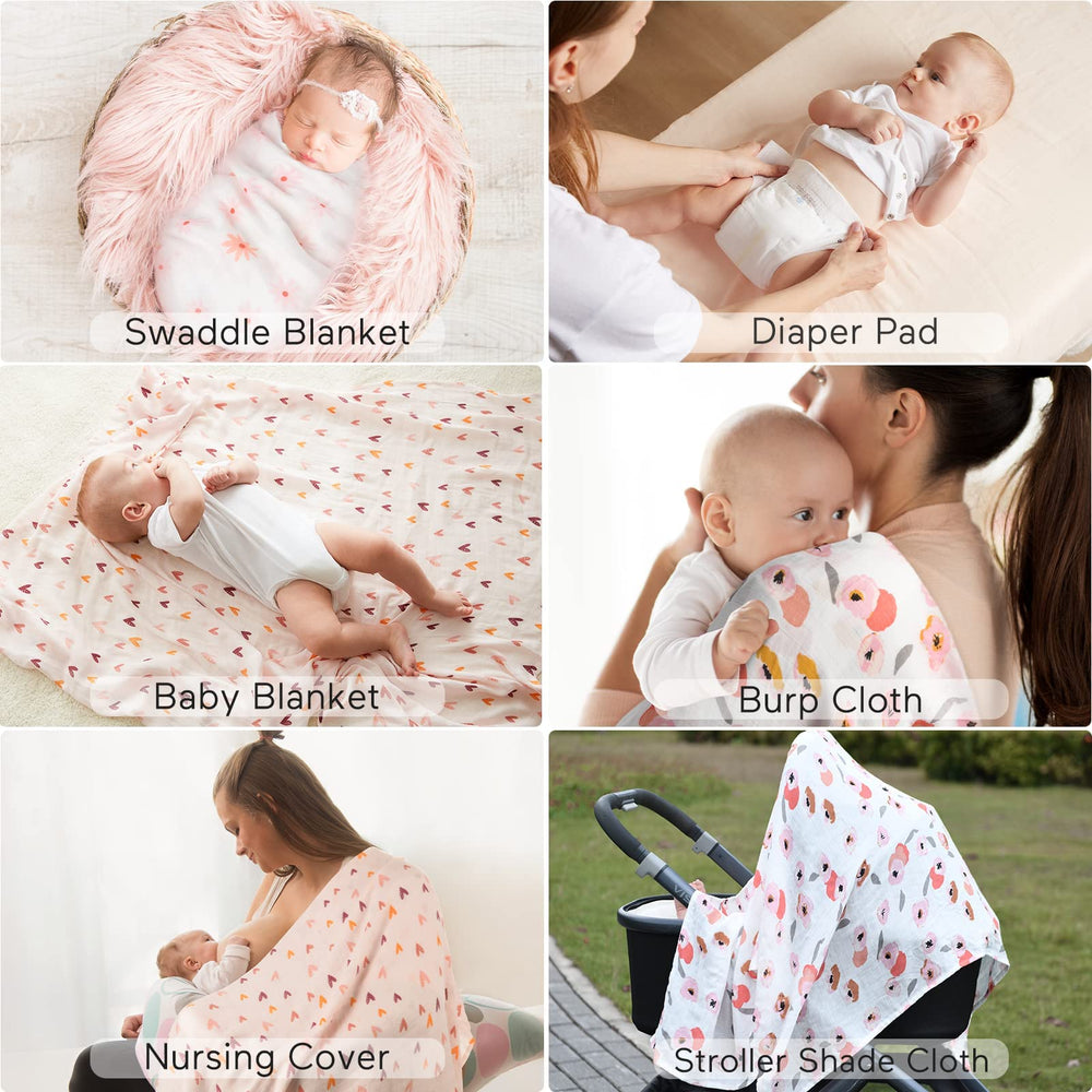 Momcozy Muslin Swaddle breathable fabric keeps baby comfortable