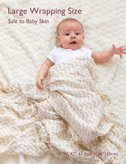 Momcozy swaddle blanket breathable fabric helps baby breathe easy while sleeping.