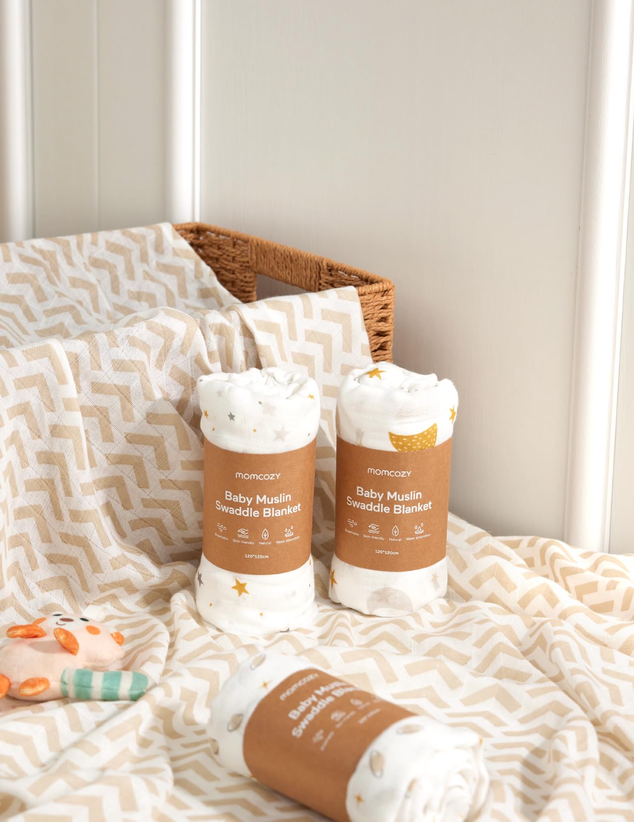 Momcozy swaddle makes a thoughtful gift for new parents and newborns.