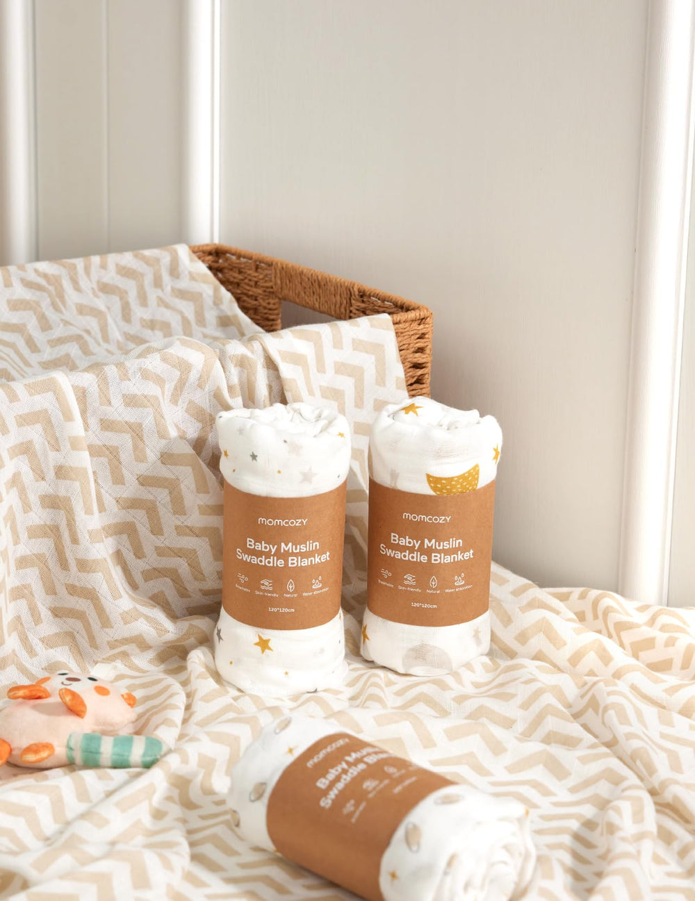 Momcozy swaddle makes a thoughtful gift for new parents and newborns.