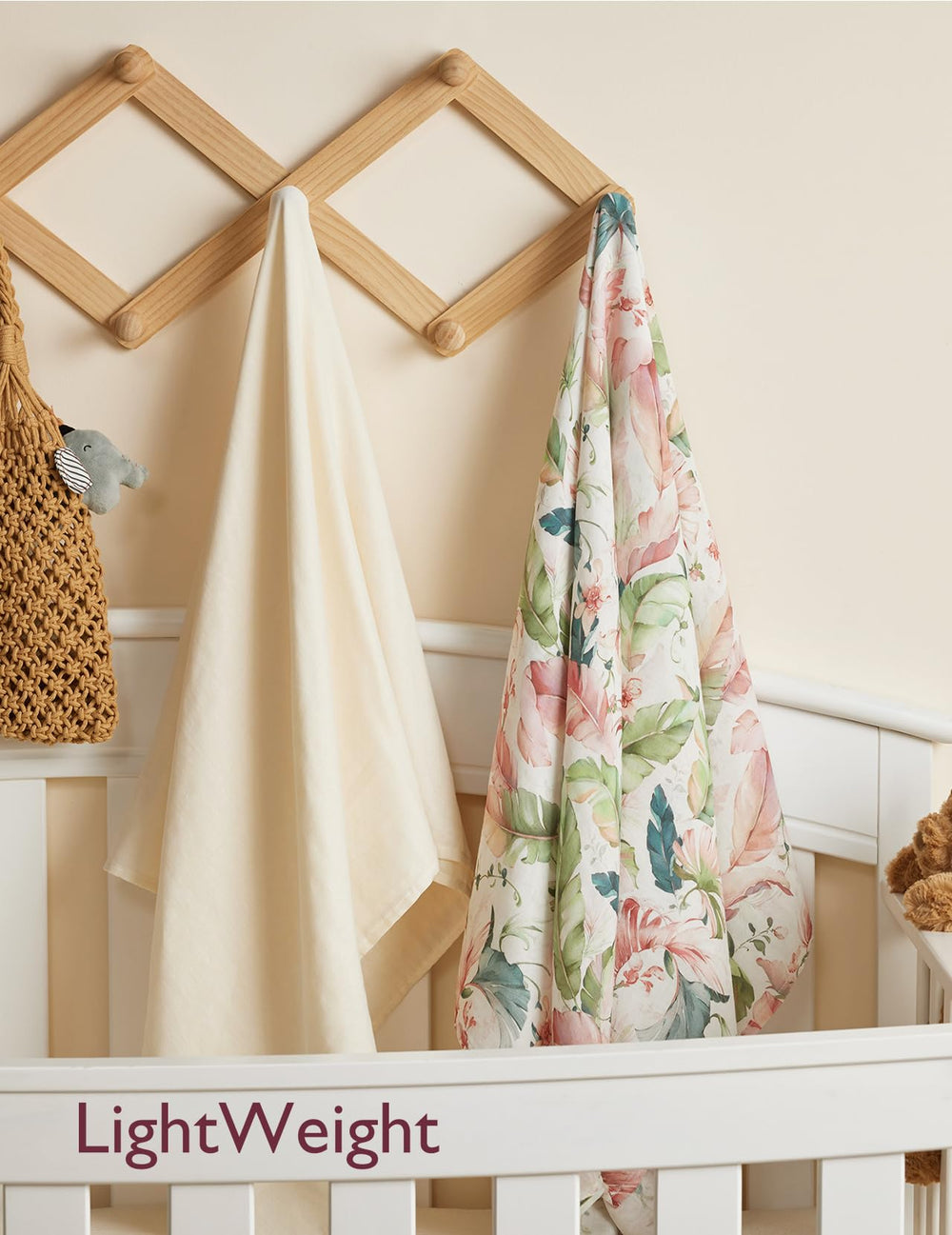 Momcozy multi-use swaddle – doubles as burp cloth or nursing cover