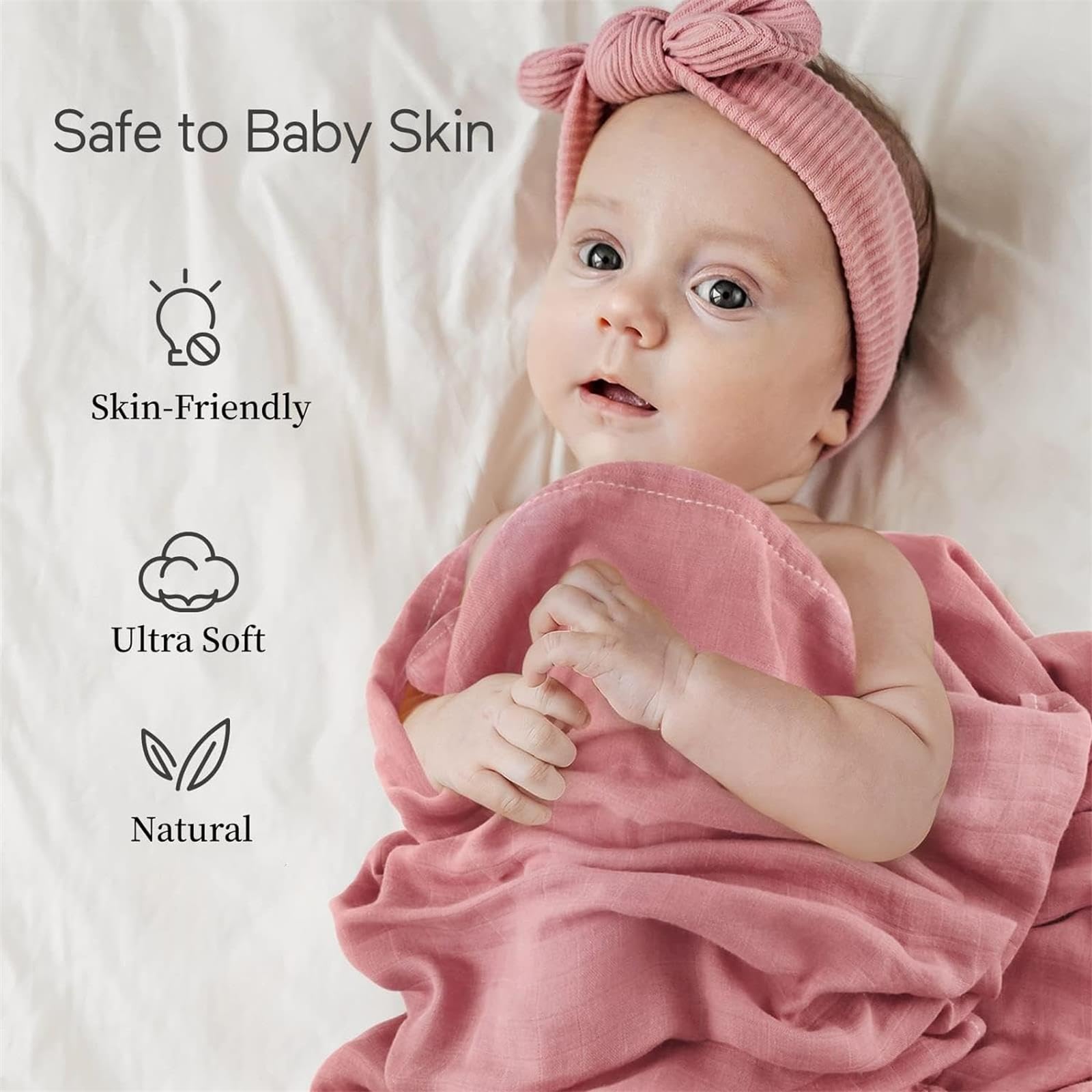 Momcozy swaddle used as nursing cover during feed.