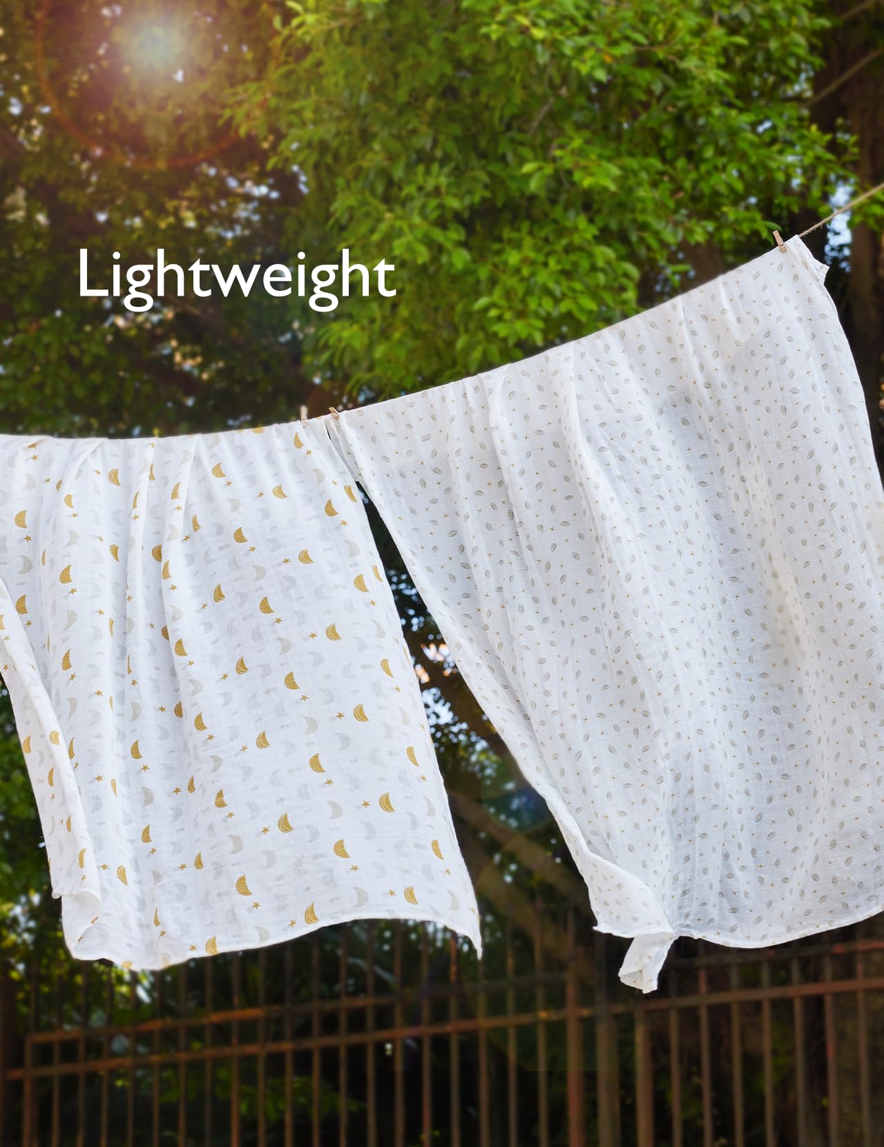 Momcozy swaddle blanket great for travel, stroller cover, or car seat shade.