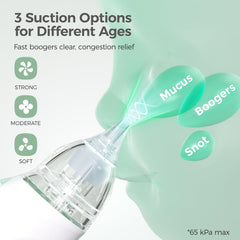 Momcozy nasal aspirator light lullabies soothe baby during cleaning