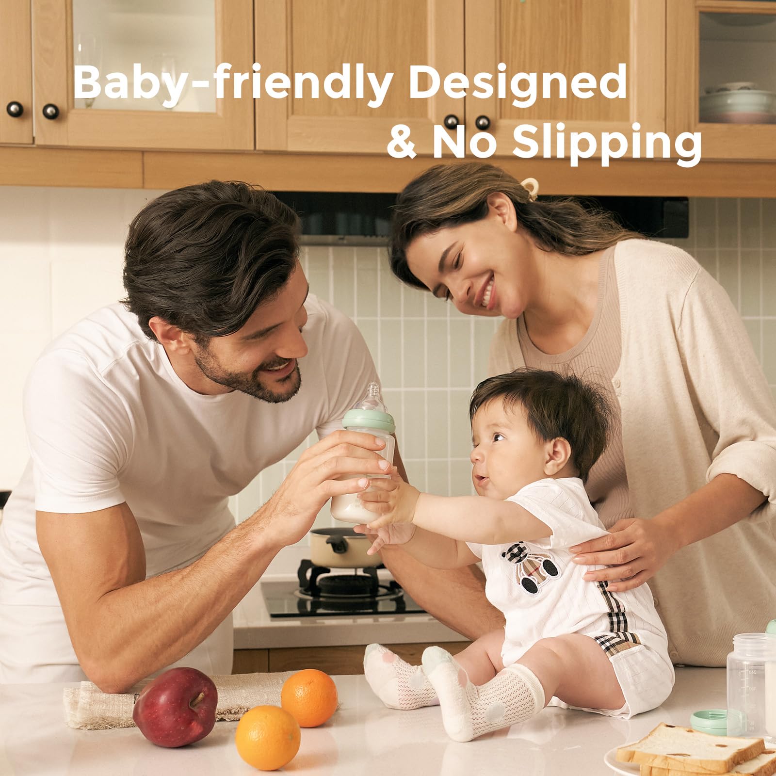 Momcozy fridge-ready bottle for convenient milk storage in the chill.