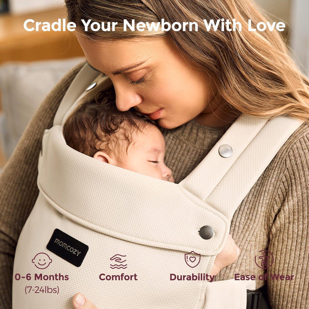Momcozy neck pad provides soft neck support for tiny babies