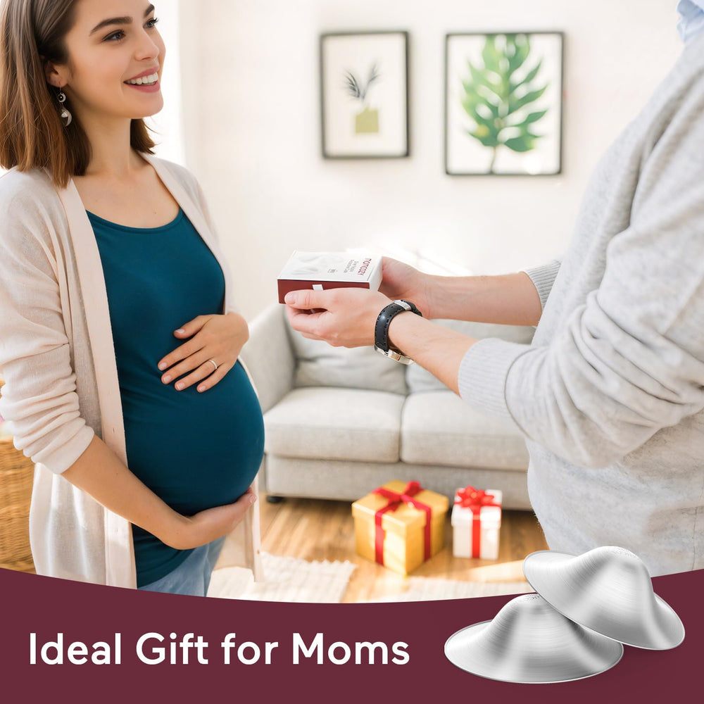 Momcozy non-porous design for easy cleaning and leak prevention.