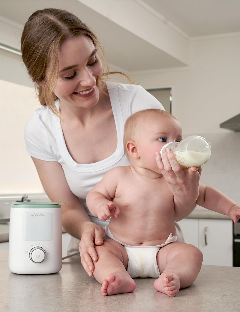 Momcozy Nutri Bottle Warmer gift-ready packaging for new parent showers