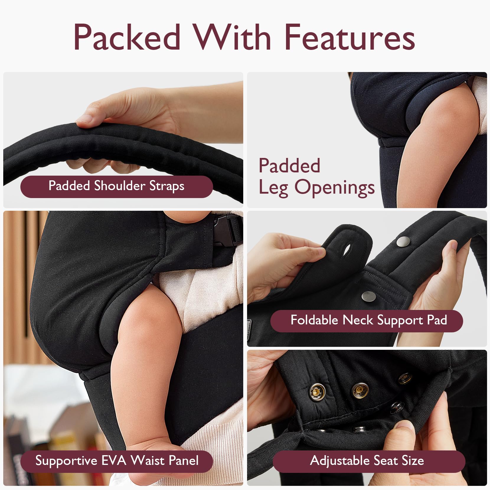 Momcozy OEKO-TEX certified cotton is soft on baby skin.