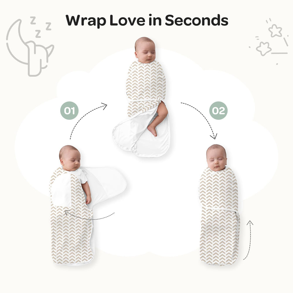 Momcozy OEKO-TEX certified swaddle assures baby-safe fabric.