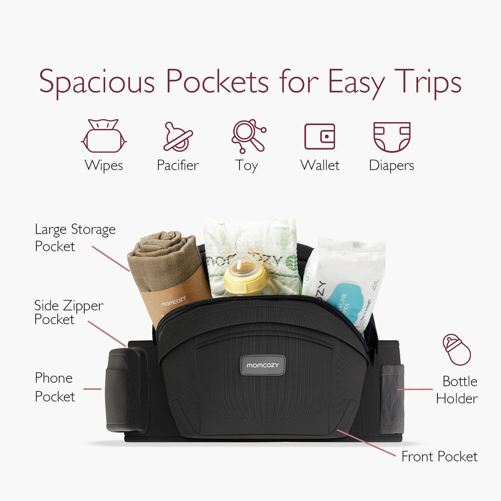 Momcozy original 3D belly protector adds support during wear.